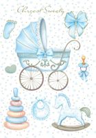 Trend, kartka okolicznościowa, Chrzest