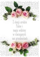 Trend, kartka okolicznościowa, Urodziny