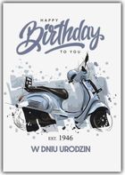 Trend, kartka okolicznościowa, Urodziny