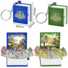 Trifox, brelok, książka rozkładana, dinozaury, 1 szt.