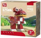 Trifox, dinozaur, klocki, 30 elementów