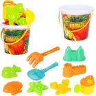 Trifox, dinozaury, zestaw do piasku, 10 elementów
