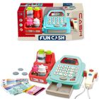 Trifox, kasa sklepowa z akcesoriami, interaktywna, niebieska