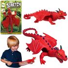 Trifox, smok, figurka do rozciągania, czerwony