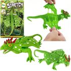 Trifox, smok, figurka do rozciągania, zielony