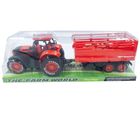 Trifox, traktor z przyczepą i zwierzątkiem