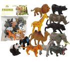 Trifox, zwierzęta zoo, zestaw figurek, 12 szt.