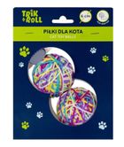 Trik&Roll, piłka dla kota, 6 cm, 2 szt.