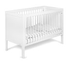 Troll Nursery, Lukas, łóżeczko dziecięce, białe, 120-60 cm