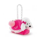 Trudi, maskotka, piesek w różowej torebce