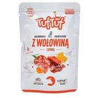 Tuftuf, saszetka, mielonka z wołowiną dla psa, 500g