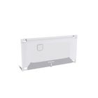 Tulano, Cover 44, barierka ochronna do łóżka, white-grey, 140 cm