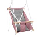 Tulano, Hop 40, huśtawka leżaczek, pink-grey