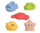Tullo, zwierzątka, zabawki do kąpieli, 5 szt.