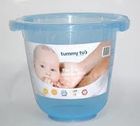 Tummy Tub, Wiaderko do kąpieli niemowlęcia w pozycji embrionalnej, niebieskie