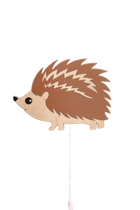 tupti.lights, lampka nocna dla dzieci, drewniana, jeż