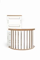 tupti.wood, 3w1: mały bujak montessori z uchwytami + mała zjeżdżalnia, drabinka + blat