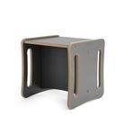 tupti.wood, Biggy, 2w1: krzesełko i stolik, szare