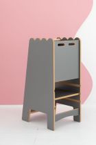 tupti.wood, Kitchen Helper, Bubble z falbanką, pomocnik kuchenny, szary