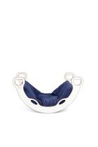 tupti.wood, poduszka do bujaka montessori, materac do małego bujaka, granatowy