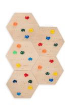 tupti.wood, ścianka wspinaczkowa, modułowa, heksagon, plaster miodu, 5 modułów