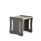 tupti.wood, Smally, 2w1: krzesełko, stolik, szare