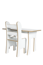 tupti.wood, stolik + krzesełko