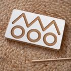 tupti.wood, tabliczka grafomotoryczna, peak