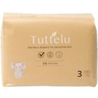 Tuttelu, bambusowe pieluszki jednorazowe, rozmiar 3, 5-9 kg, 28 szt.
