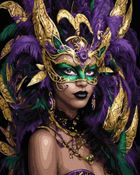 Twoje Hobby, malowanie po numerach + złota farba, Królowa...