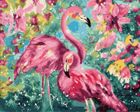 Twoje Hobby, malowanie po numerach, Flamingi w kolorach,