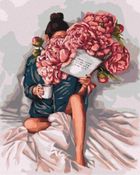 Twoje Hobby, malowanie po numerach, Historia piwonii, 40-50 cm