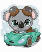 Twoje Hobby, malowanie po numerach, Niedźwiedź, 40-50 cm