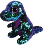 Ty, Beanie Boos, Crunch, cekinowy dinozaur, maskotka, 24 cm