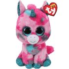 Ty, Beanie Boos, Jednorożec Gumball, maskotka, różowo-niebieski, 15 cm