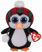 Ty, Beanie Boos, Pingwin świąteczny Cheer, maskotka, 15 cm