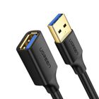 Ugreen, kabel, przedłużacz przejściówka, USB 3.0 (żeński)-USB 3.0 (męski), 1m, czarny