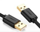 Ugreen, kabel, USB 2.0 (męski) - USB 2.0 (męski), 2m, czarny