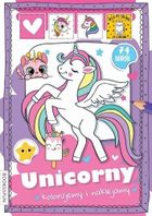 Unicorny. Kolorujemy i naklejamy