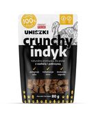 Uniszki, Crunchy, indyk, szałwia pokrzywa, przysmak dla psa, 80g