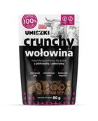 Uniszki, Crunchy, wołowina, pietruszka pokrzywa, przysmak dla psa, 80g