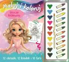 Urocze królewny. Maluj i koloruj