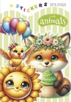 Urocze zwierzaki. Kolorowanka z naklejkami