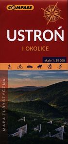 Ustroń i okolice. Mapa turystyczna. Skala 1:25 000
