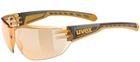 Uvex, Equate, okulary rowerowe, smoke-orange