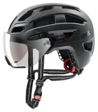 Uvex, Finale Visor, kask rowerowy, 56-61 cm, black matt