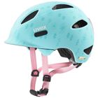 Uvex, Oyo Style, kask rowerowy dziecięcy, flowers cyan matt, 50-54 cm
