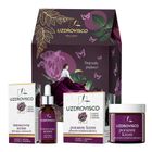 Uzdrowvisco, Czarny Tulipan Intense, zestaw, poranny krem przeciwzmarszczkowy, 50 ml + intensywne serum spłycające zmarszczki, 30 ml