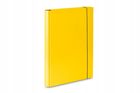 Vau-Pe, teczka z gumką A4, skrzydłowa, żółta, 1 szt.
