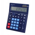 Vector, kalkulator biurowy, granatowy, 12 cyfrowy wyświetlacz